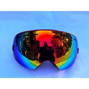 New ELAX Double Layer Anti Fog Lens Ski Goggles Skiing Snowboarding